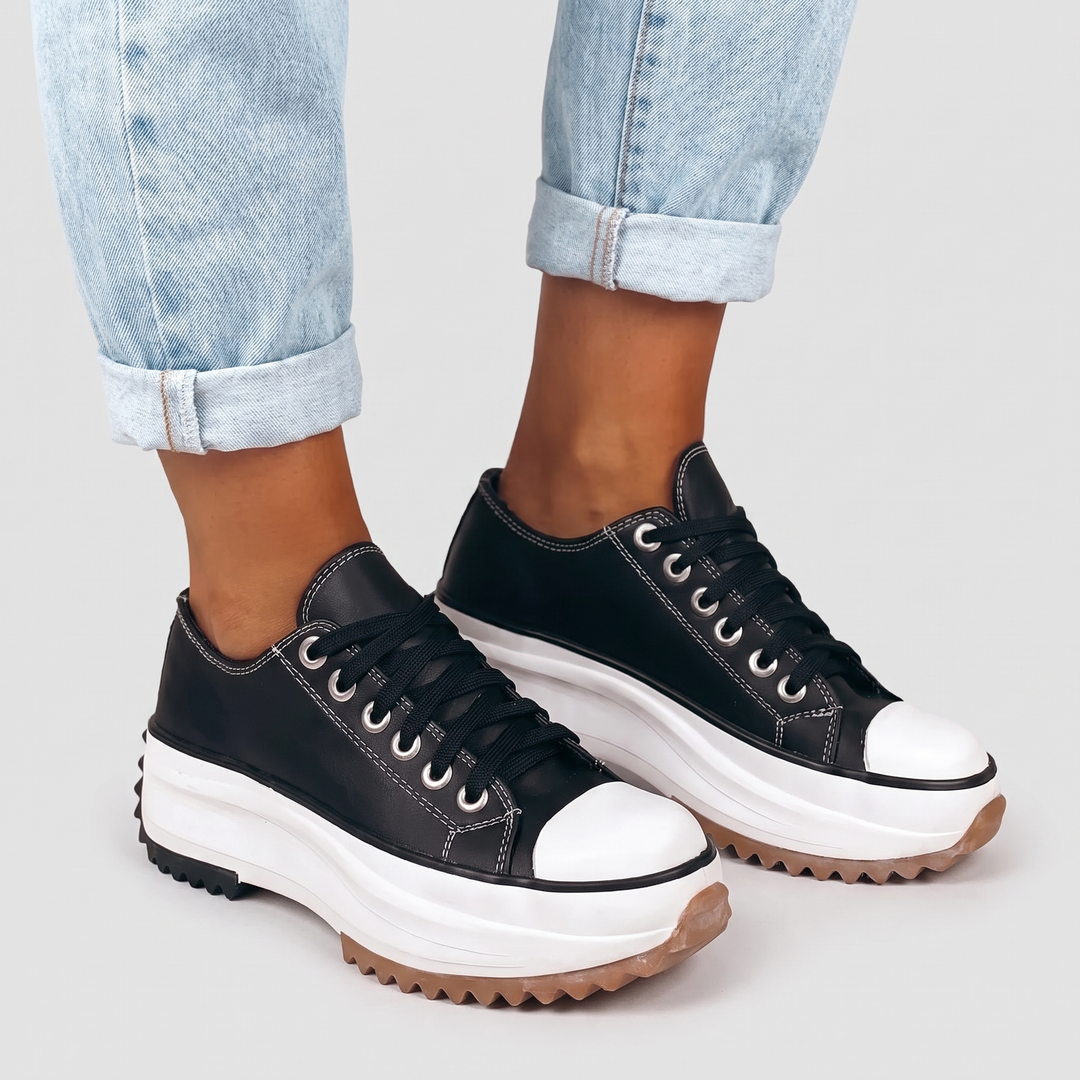 Women's Orthopedic Lace-Up Sneakers with Cushioned Insole 2