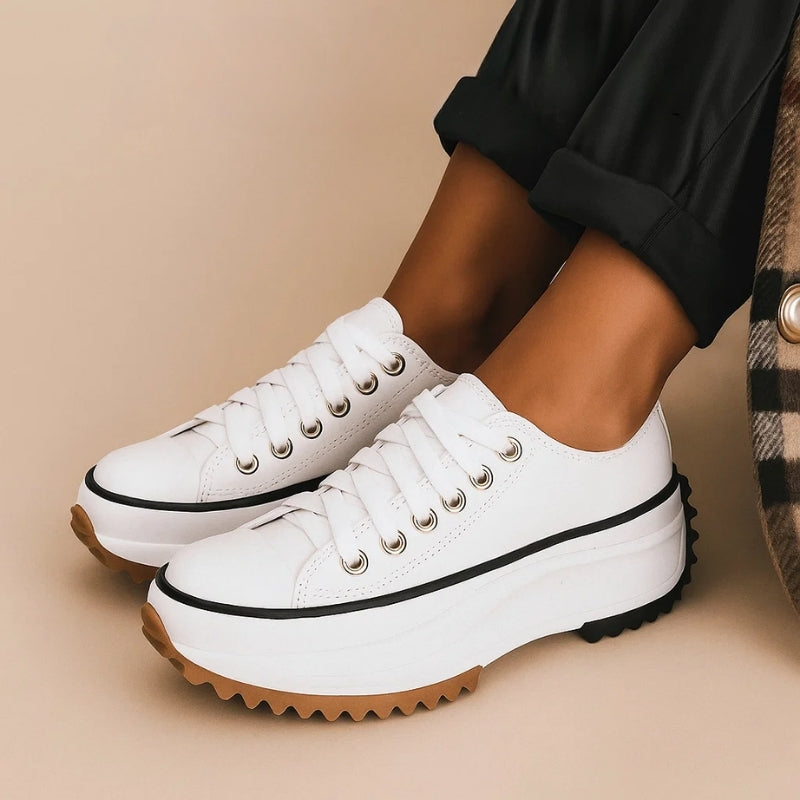 Women's Orthopedic Lace-Up Sneakers with Cushioned Insole 6