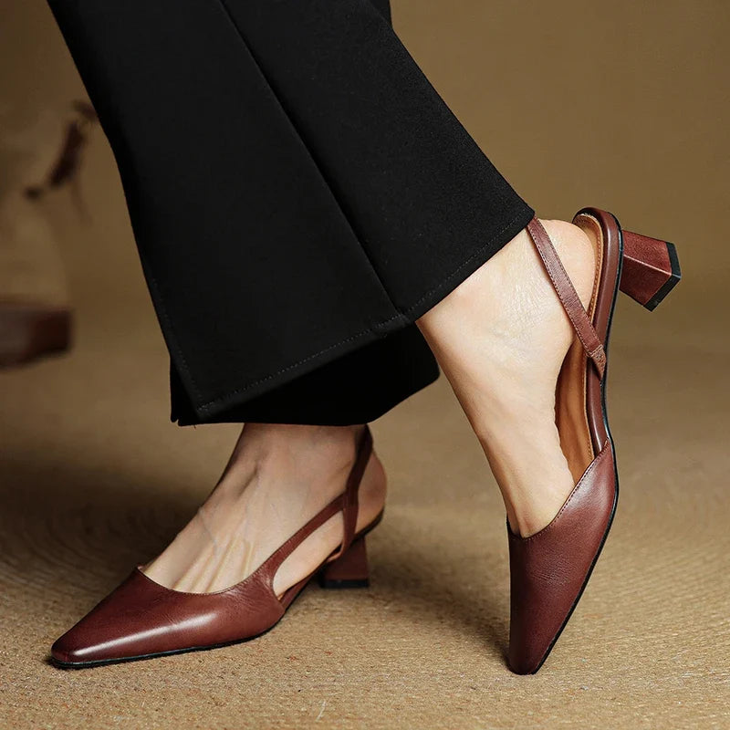 Women's Pointed Toe Heels for Work with Cushioned Footbed 1