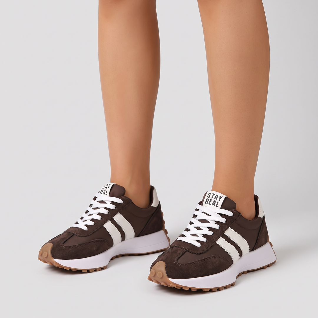 Women's Retro Trainers for Weekends with Chunky Sole 3
