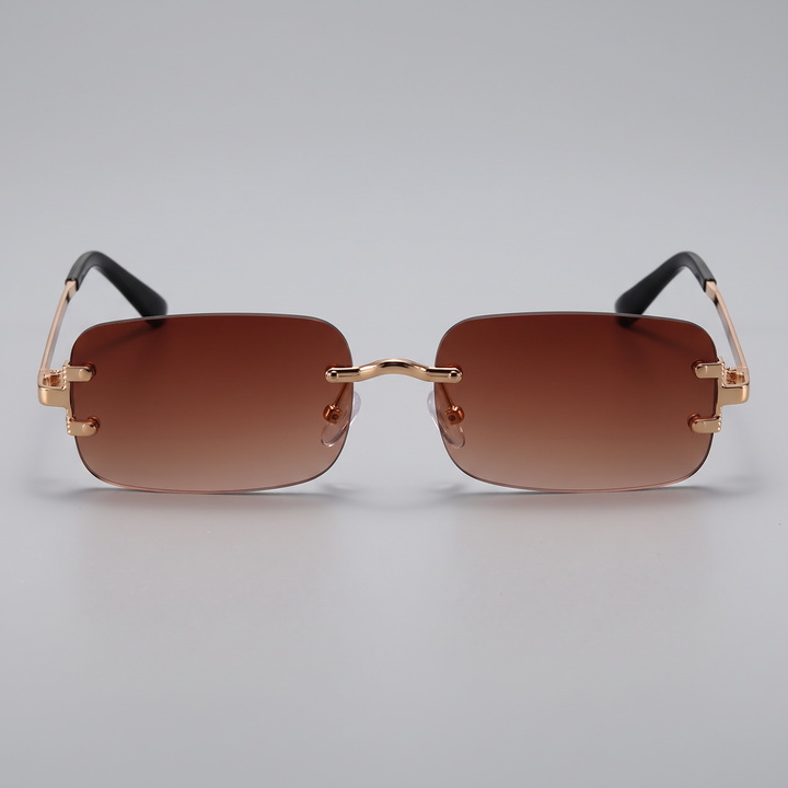 Women's Rimless Sunglasses for Daily Wear with Metal Frames 2