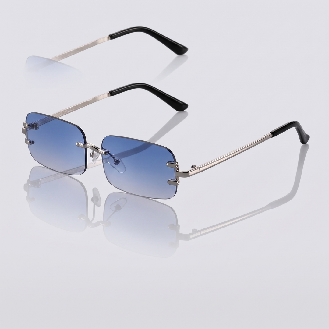 Women's Rimless Sunglasses for Daily Wear with Metal Frames 3
