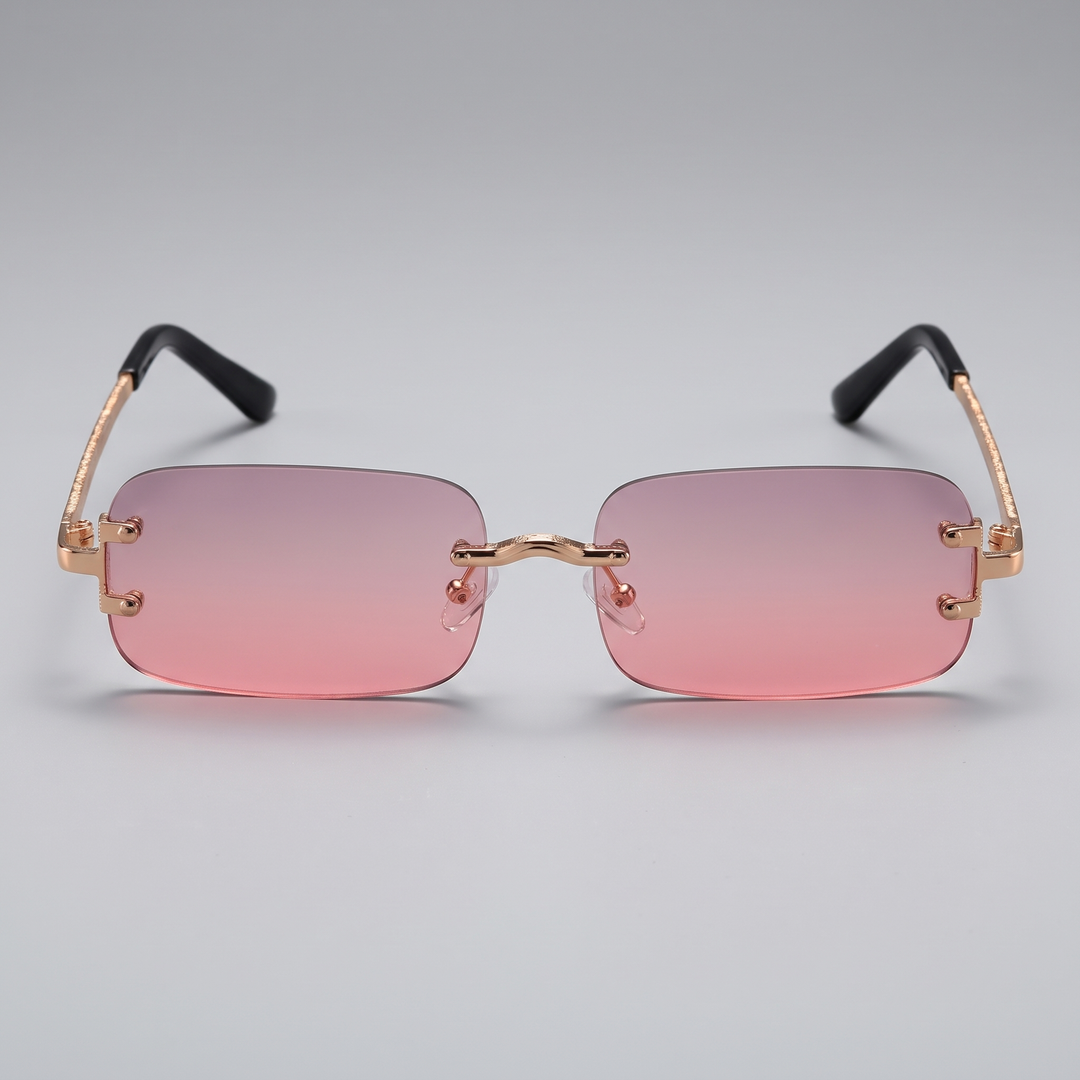 Women's Rimless Sunglasses for Daily Wear with Metal Frames 5