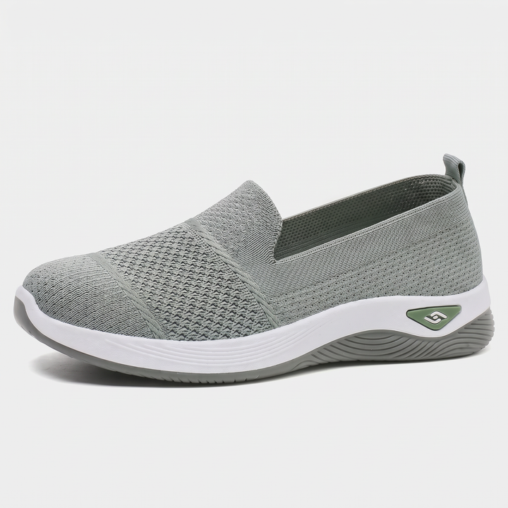 Women's Slip-On Mesh Trainers for Walks with Cushioned Sole 0
