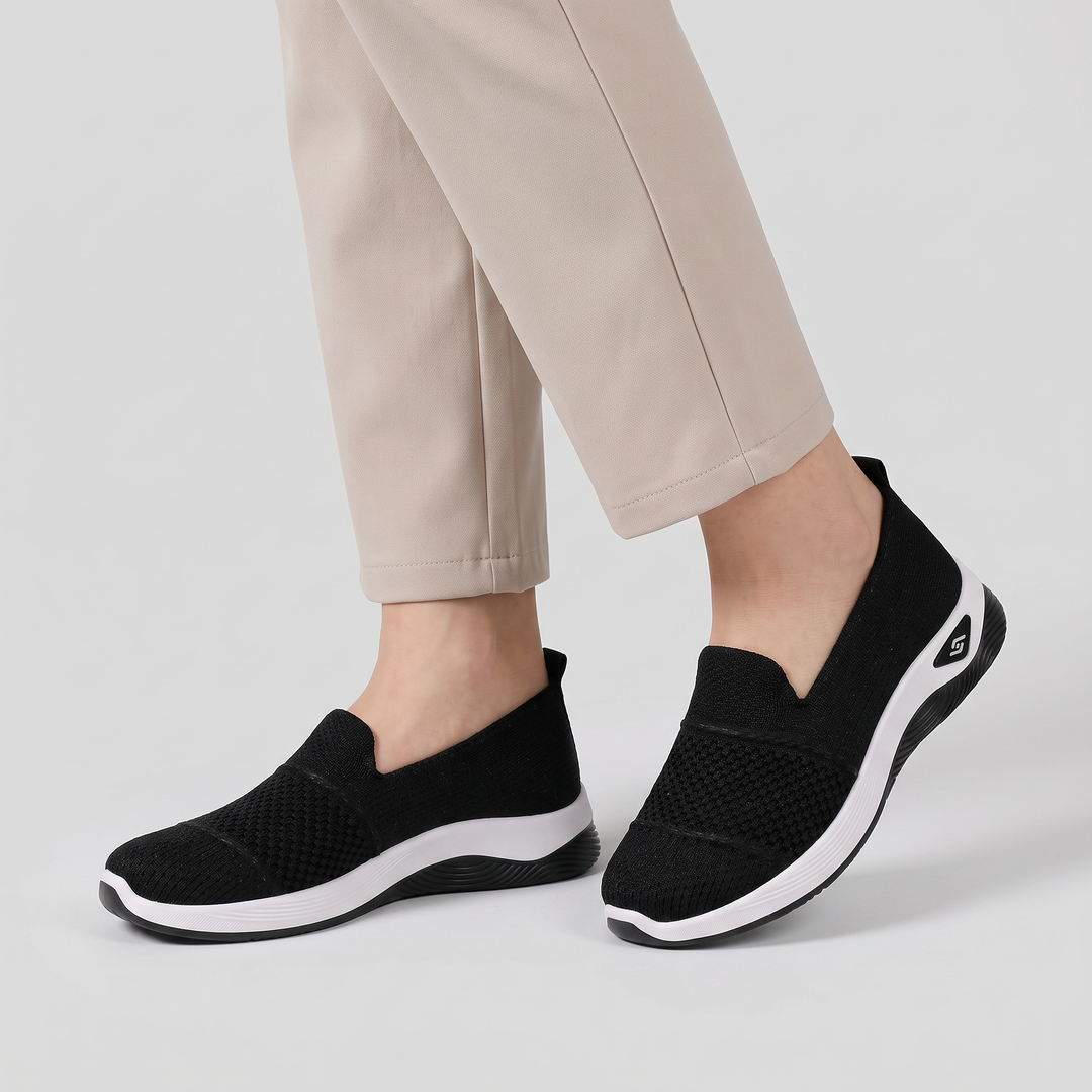 Women's Slip-On Mesh Trainers for Walks with Cushioned Sole 6