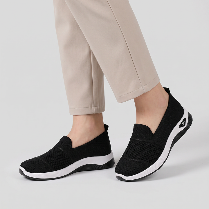 Women's Slip-On Mesh Trainers for Walks with Cushioned Sole 6