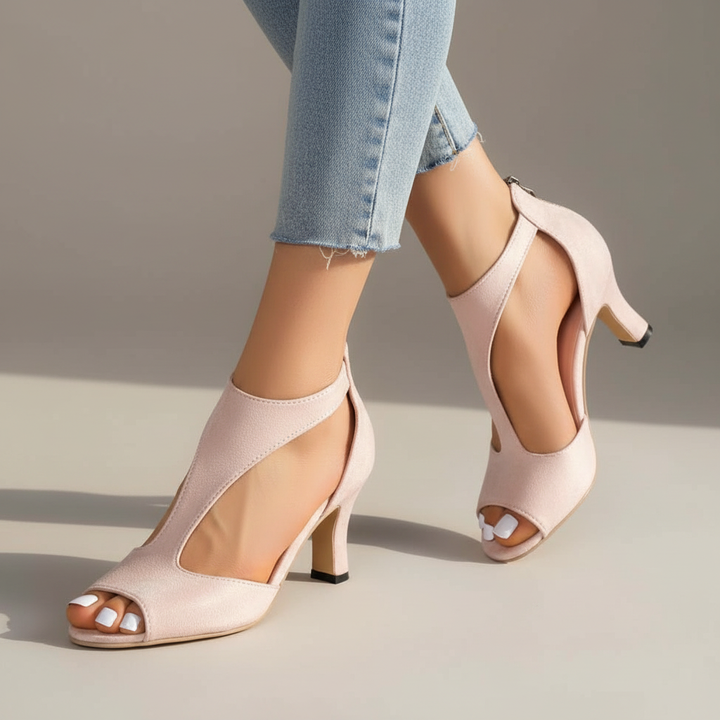 Women's Supportive Heels for Long Days with Stretch Uppers 1