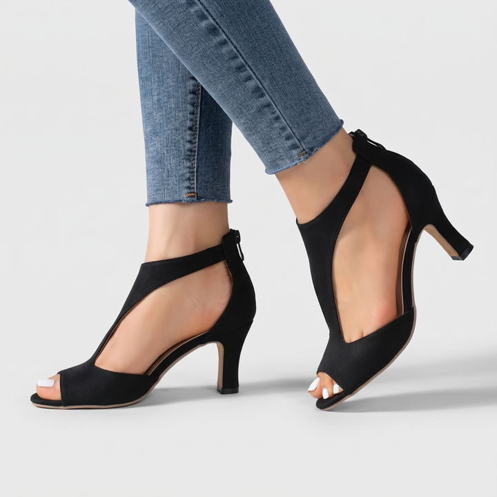 Women's Supportive Heels for Long Days with Stretch Uppers 8
