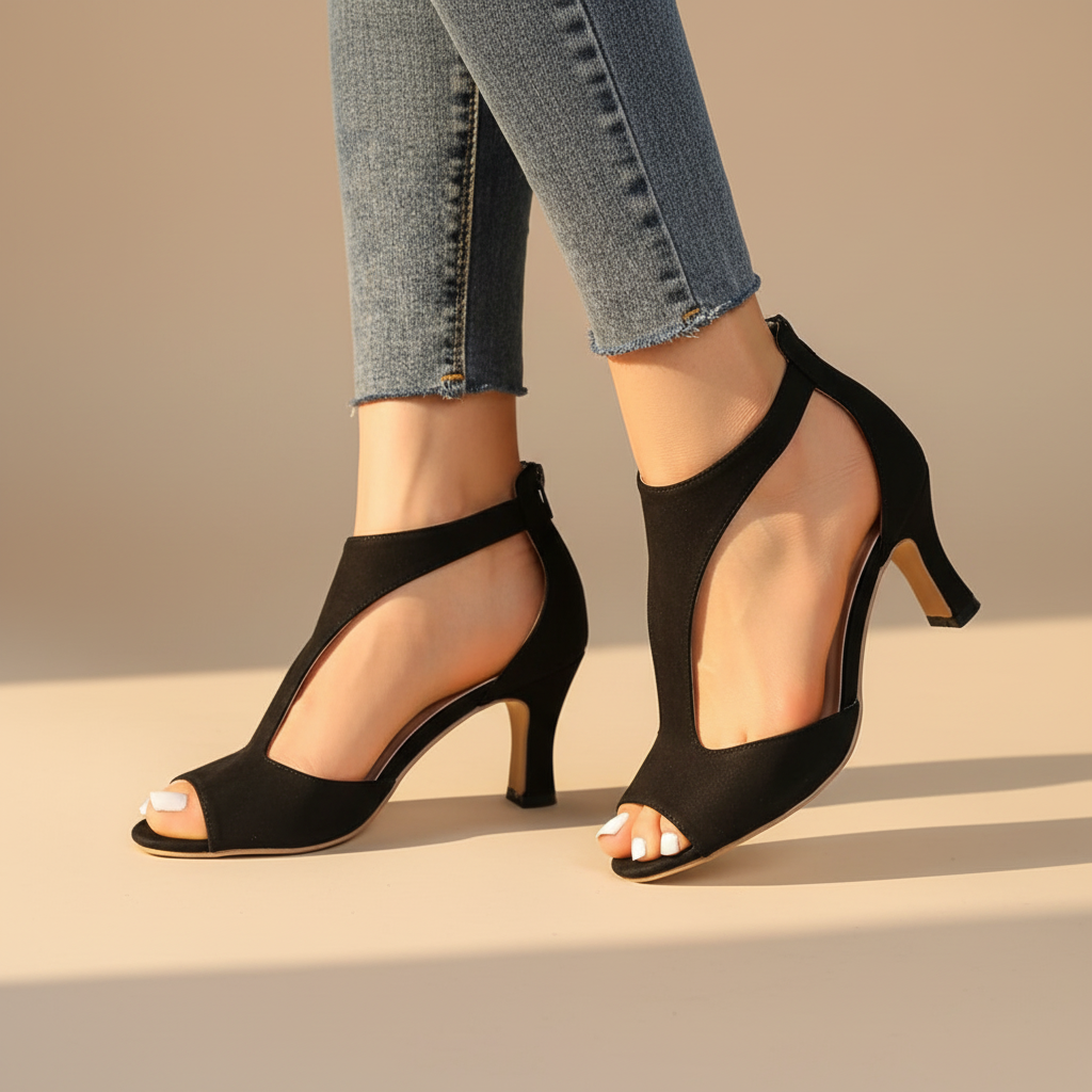 Women's Supportive Orthopedic Heels with Stable Heel 4