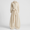 Women's Tailored Linen Co-Ord Set for Brunch with Wide Legs