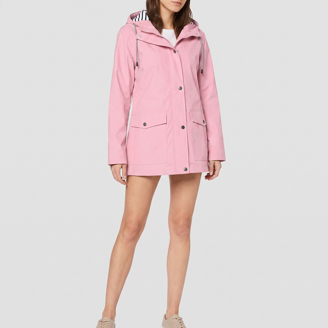 Women's Waterproof Hooded Raincoat with Sealed Seams 6