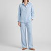 Women's Wide Sleeve Pant Set for Holidays with Wide-Leg Fit